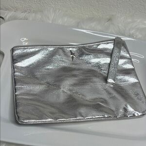 Thierry Mugler Silver Cosmetic Bag